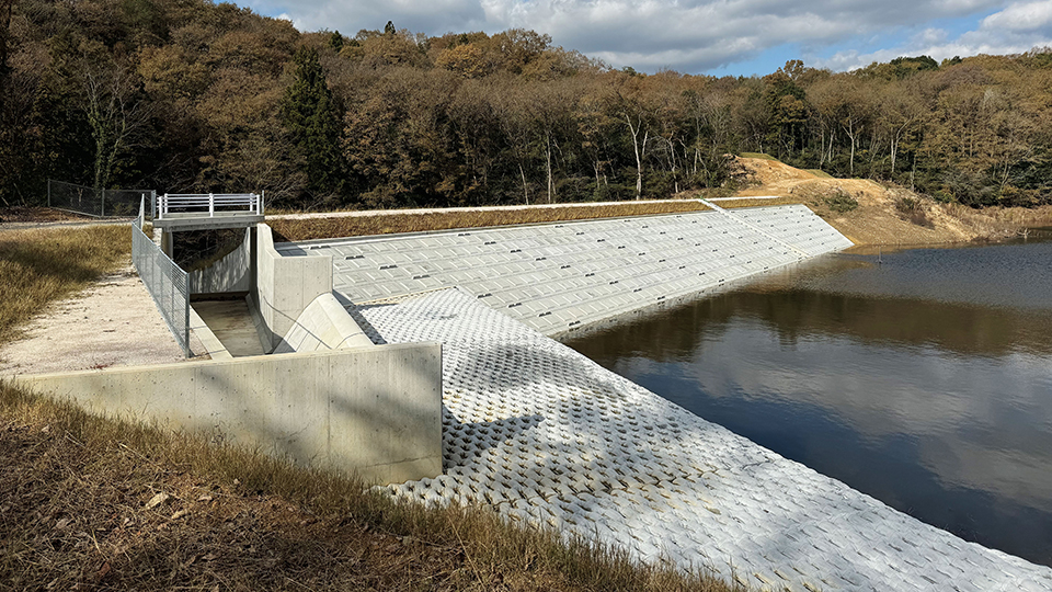 工事後のため池