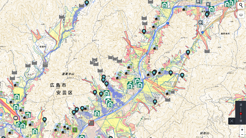 災害リスクマップ