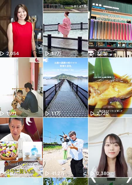 TikTokのフィード画面