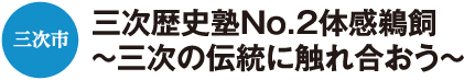 三次市　三次歴史塾No.2体感鵜飼～三次の伝統に触れ合おう～