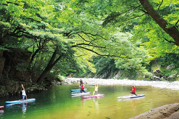 安芸太田町SUP風景