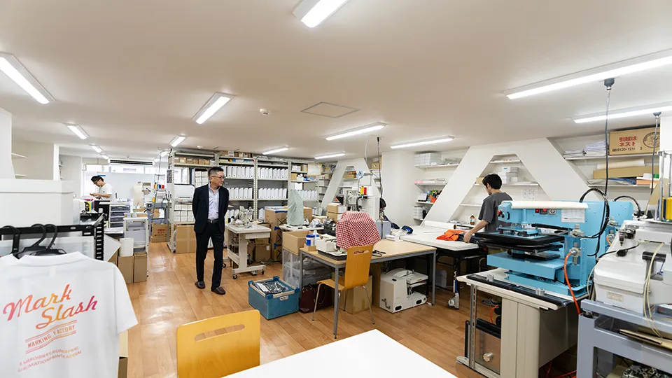 マーススラッシュ事務所内の様子