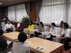 尾道から帰庁後の報告会2