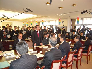 広島県知事・広島市長会談写真1