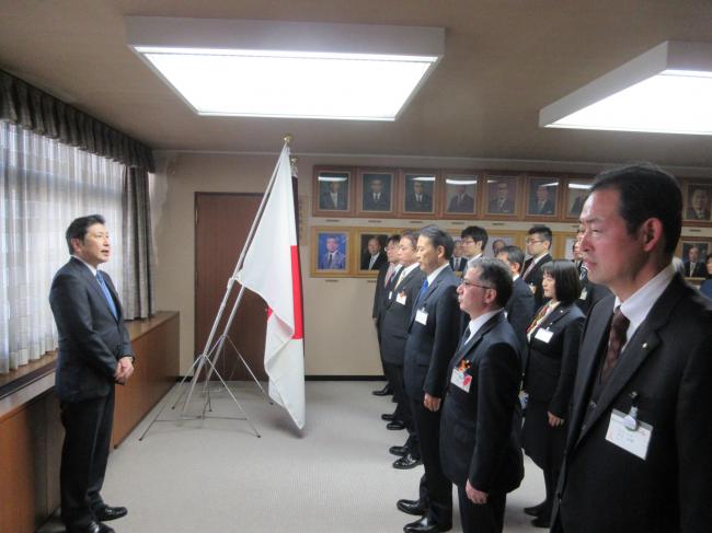 :X議会事務局議会事務局秘書課HP用写真H28年度H29年1月.4仕事はじめ式①仕事はじめ式.JPG