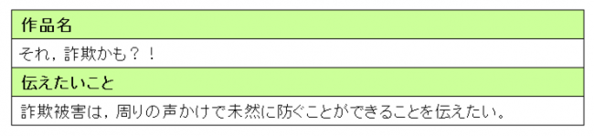 それ，詐欺かも？！