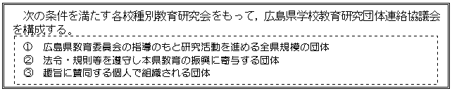 広島県学校教育研究団体連絡協議会