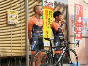 自転車安全利用街頭キャンペーンアドバイス画像