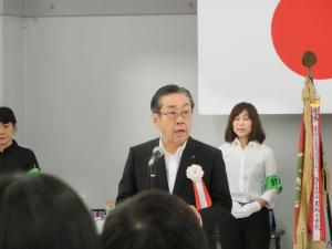 交通安全協会長挨拶画像