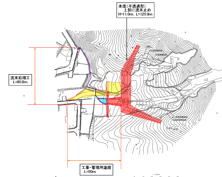 黒瀬川左６隣　平面図