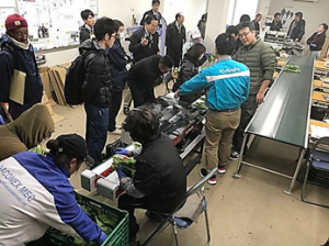 調製機による作業について意見交換