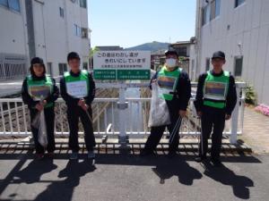 5月２２日の活動時の写真。