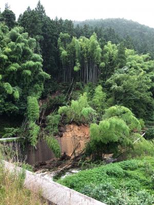 R433号戸谷地区の災害の様子