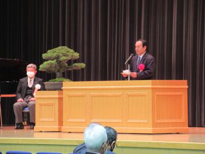 坂町町制７０周年記念式典議長祝辞