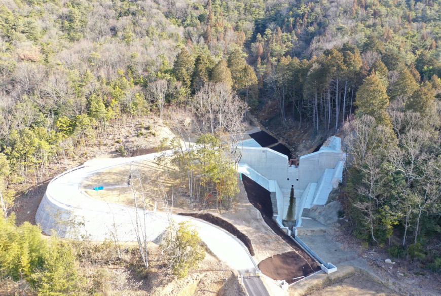 下大内原隣　航空写真