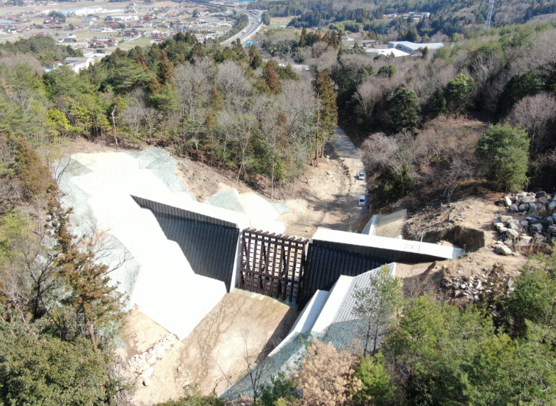 奥屋川右１　航空写真２