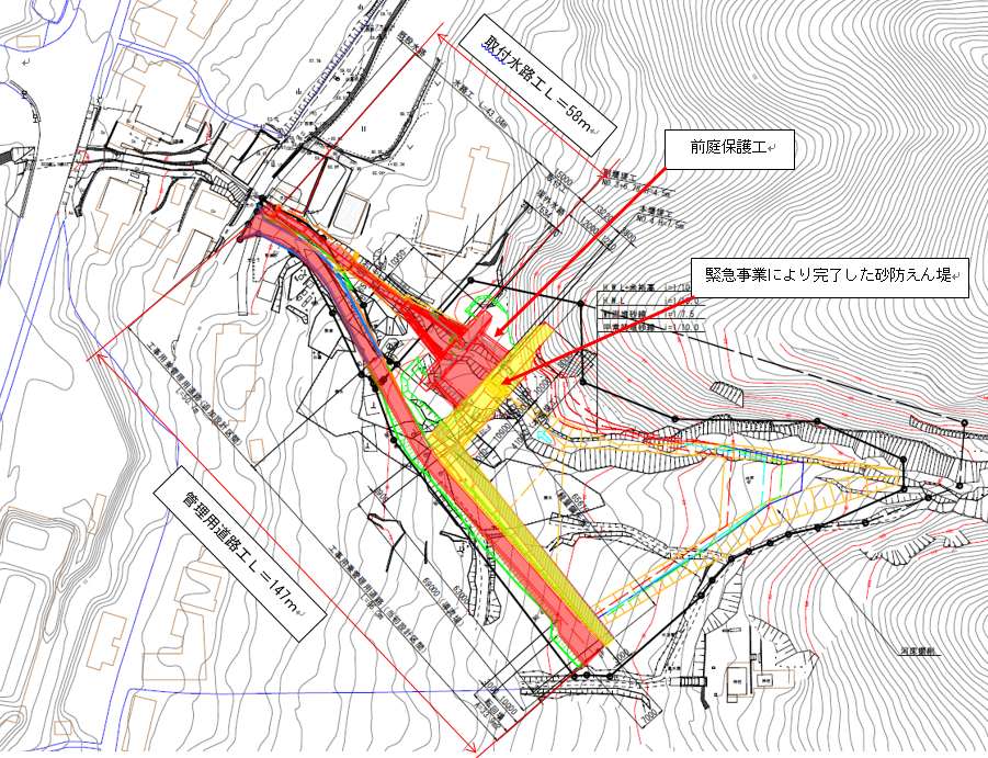 賀茂川支川７　平面図