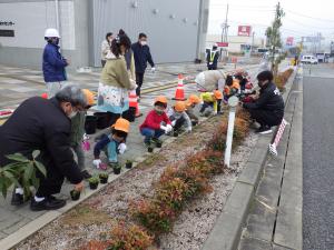 男の子作業開始