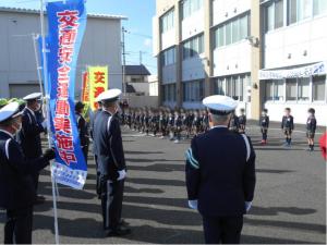 福山北警察署出発式