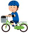 自転車利用者イラスト