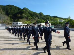 訓練礼式の写真