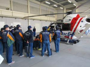 ドクターヘリ研修の写真