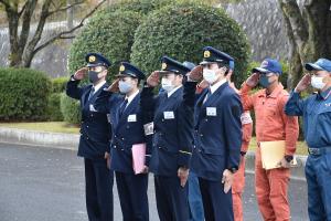 危険物科・救助科日直交代の写真