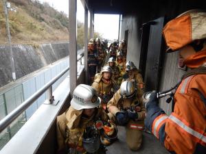 上級救助訓練の写真