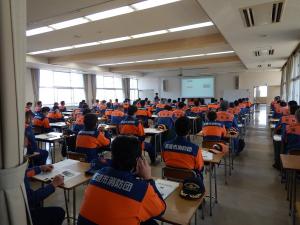 安全管理講義の写真