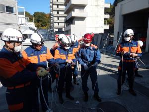 ロープ結索の写真