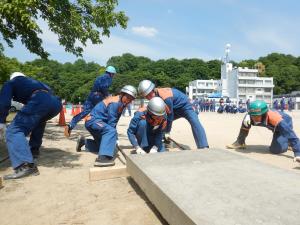 震災救助訓練写真