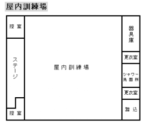 屋内訓練場平面図