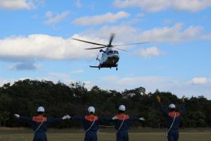 県防災ヘリ写真
