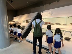 暁の星幼稚園草戸千軒展示室見学