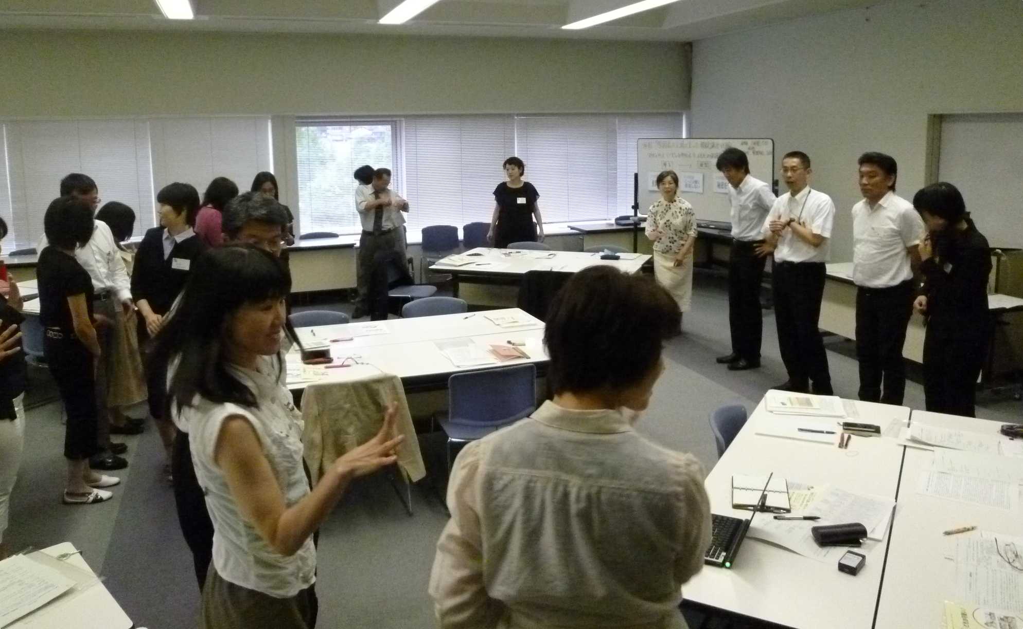 学習者の立場に立った模擬講座体験の写真1