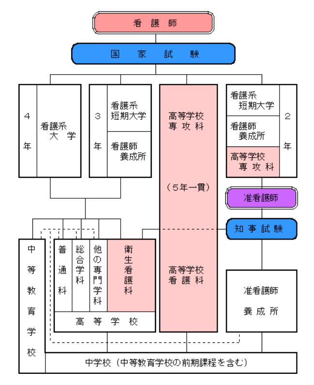 日本の看護教育制度について