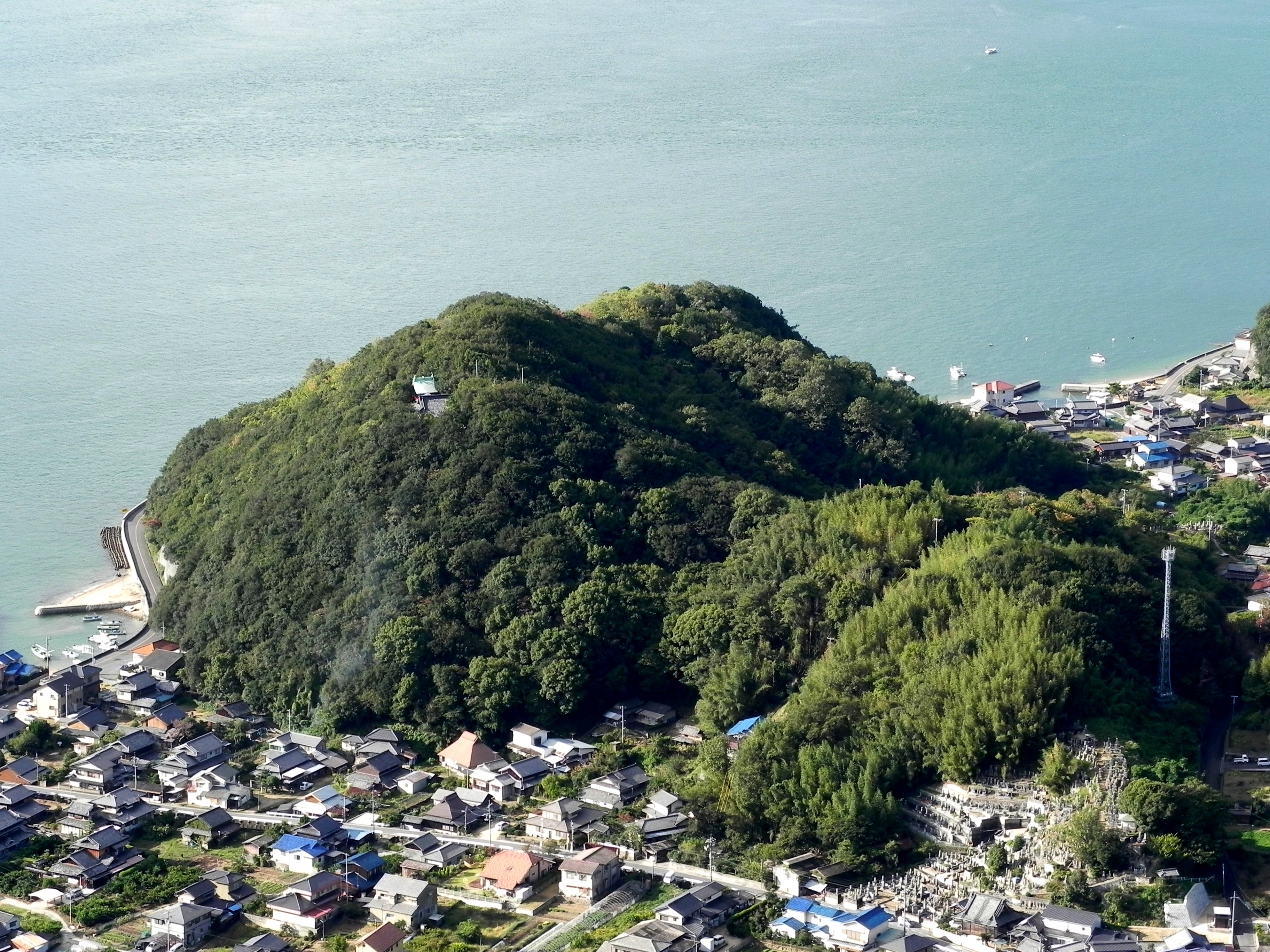 高見山から望む立花地域の写真