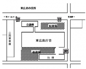 庁舎配置図