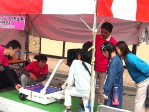 地中探査機実演