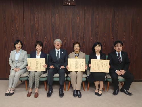 表彰者集合写真