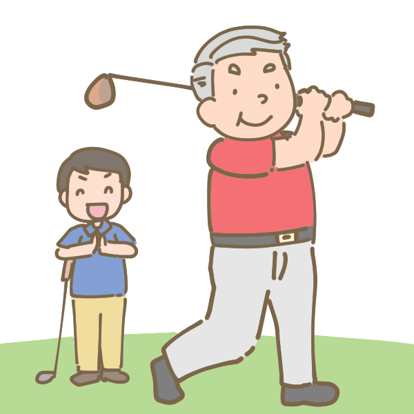 ゴルフのイラスト