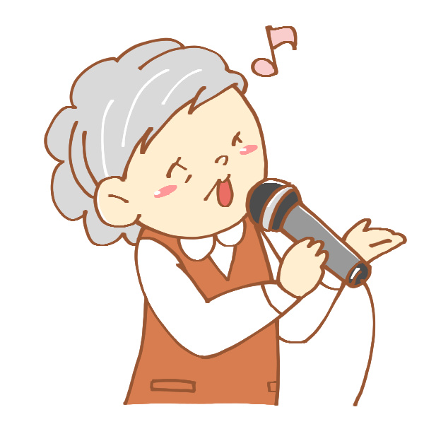 カラオケのイラスト