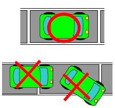 駐車方法のイラスト