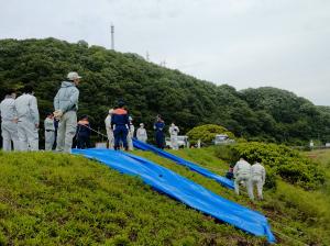 水防工法講習会の様子