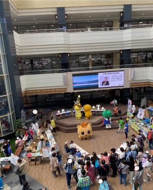 お絵描き大会のモデルもりみん