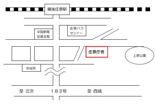 北部総務事務所総務第二課位置図