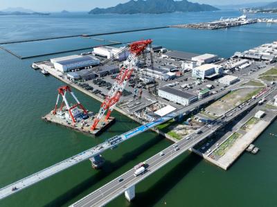 第６ブロック架設状況