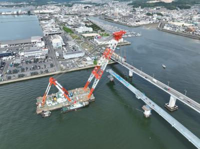 第５ブロック架設状況