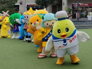 9県のご当地キャラクター