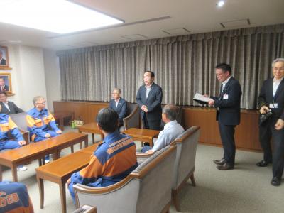 福山市消防団議長表敬２